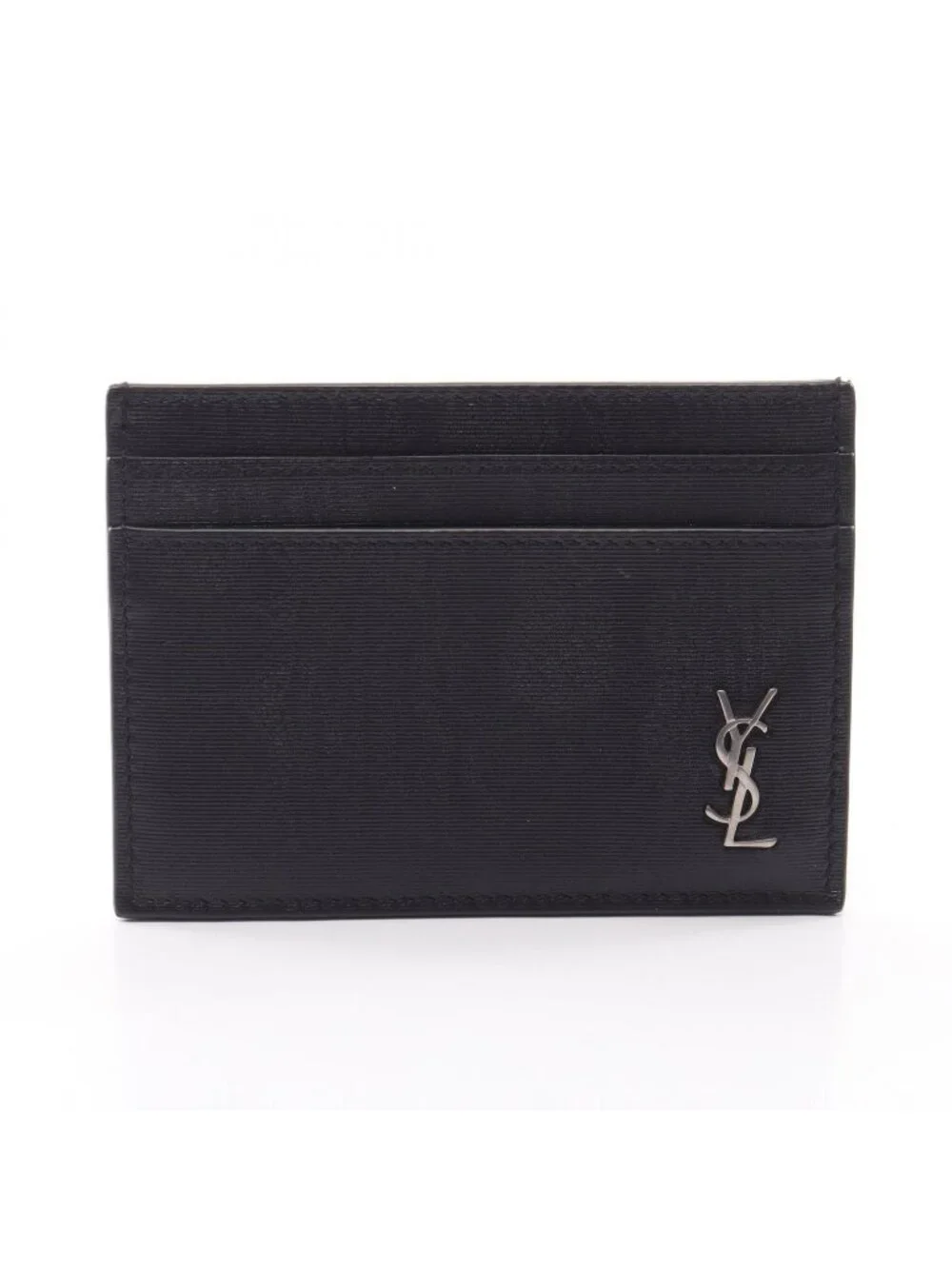 Saint Laurent Paris Card Case Tiny Cassandra Leather
